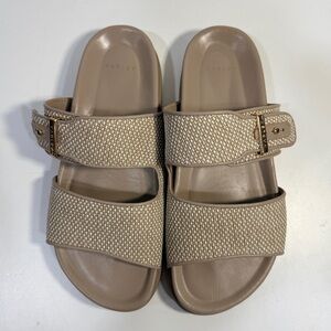 Varley Latona Textile Sandals Slides Cinder Size 10 US 40 EU Retails for $288